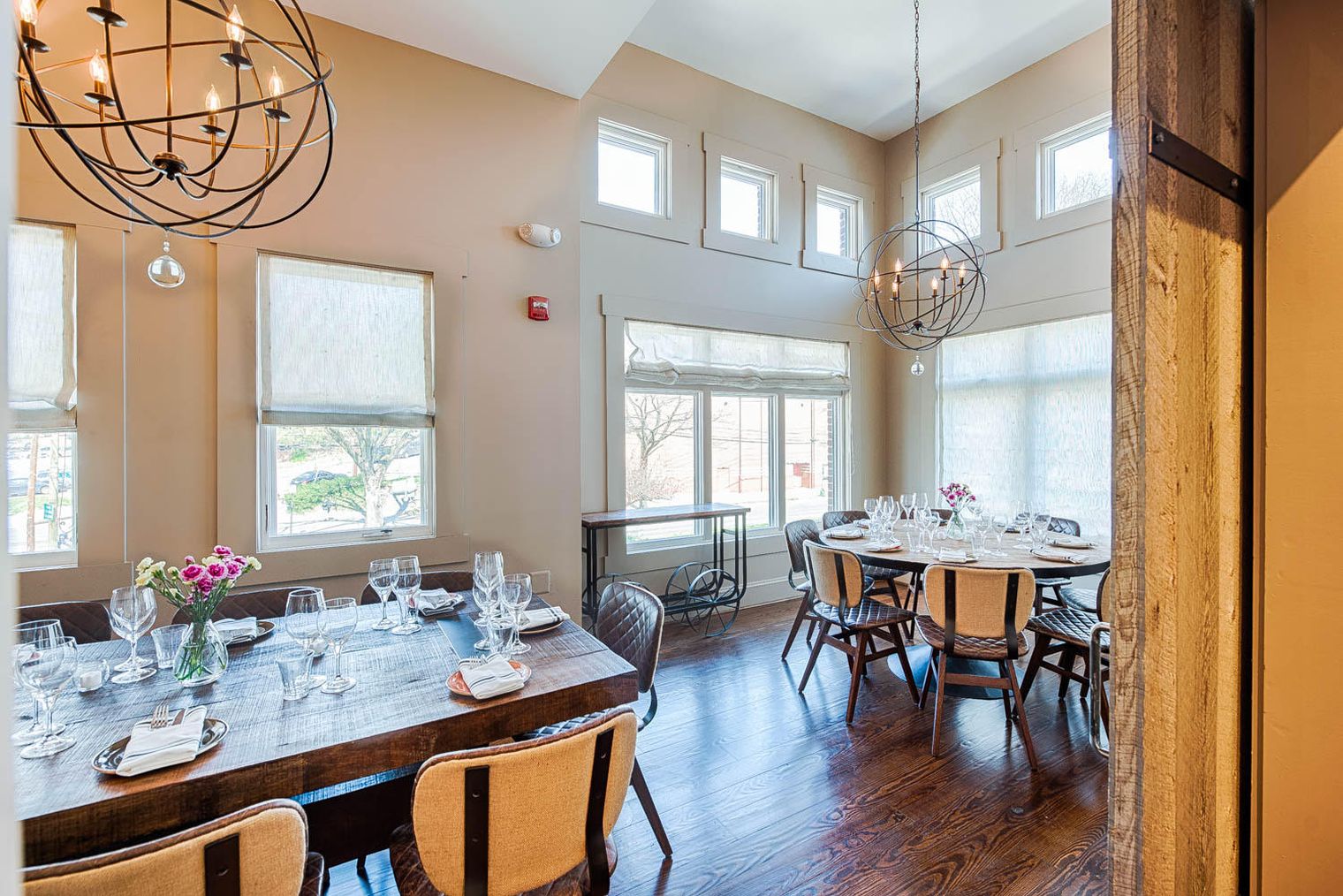 commercial interior designer private dining room