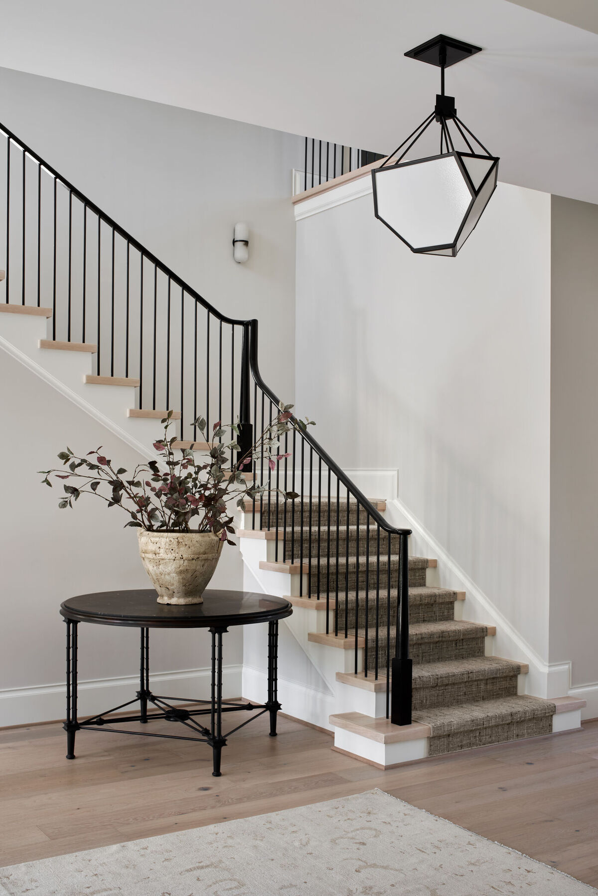 custom home staircase
