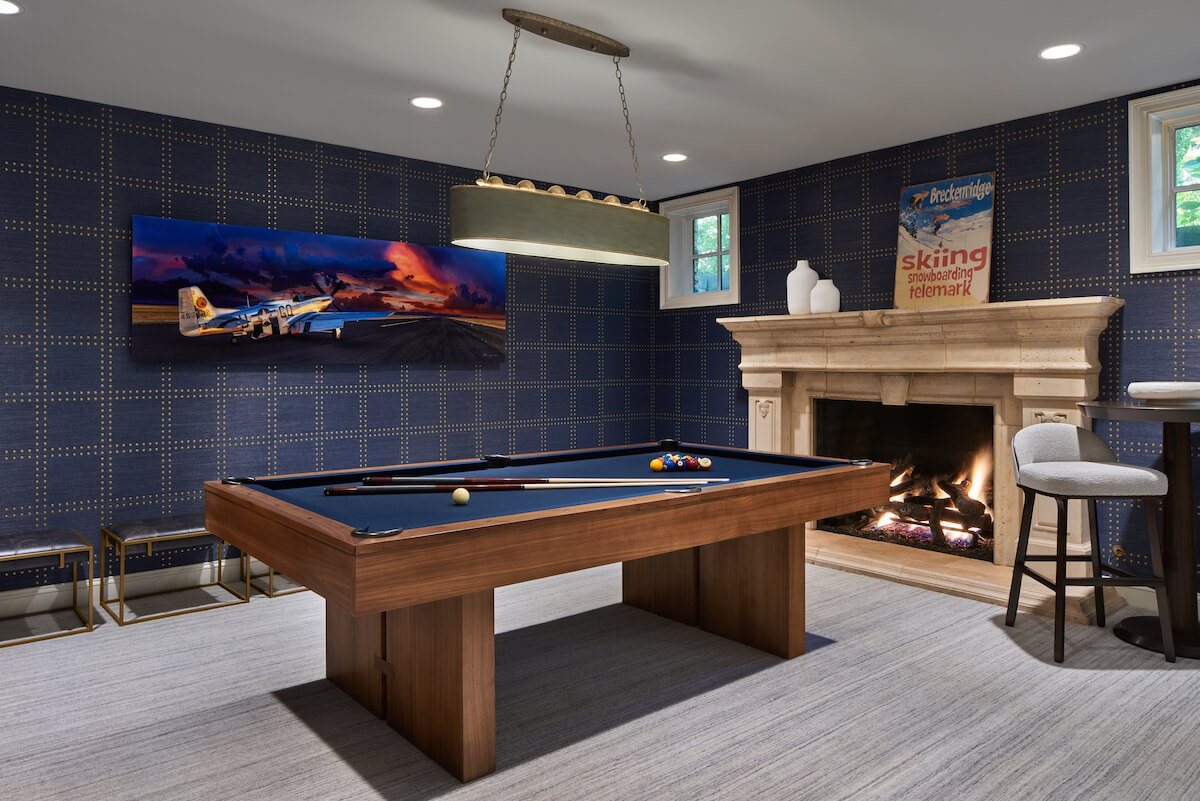 custom home pool room