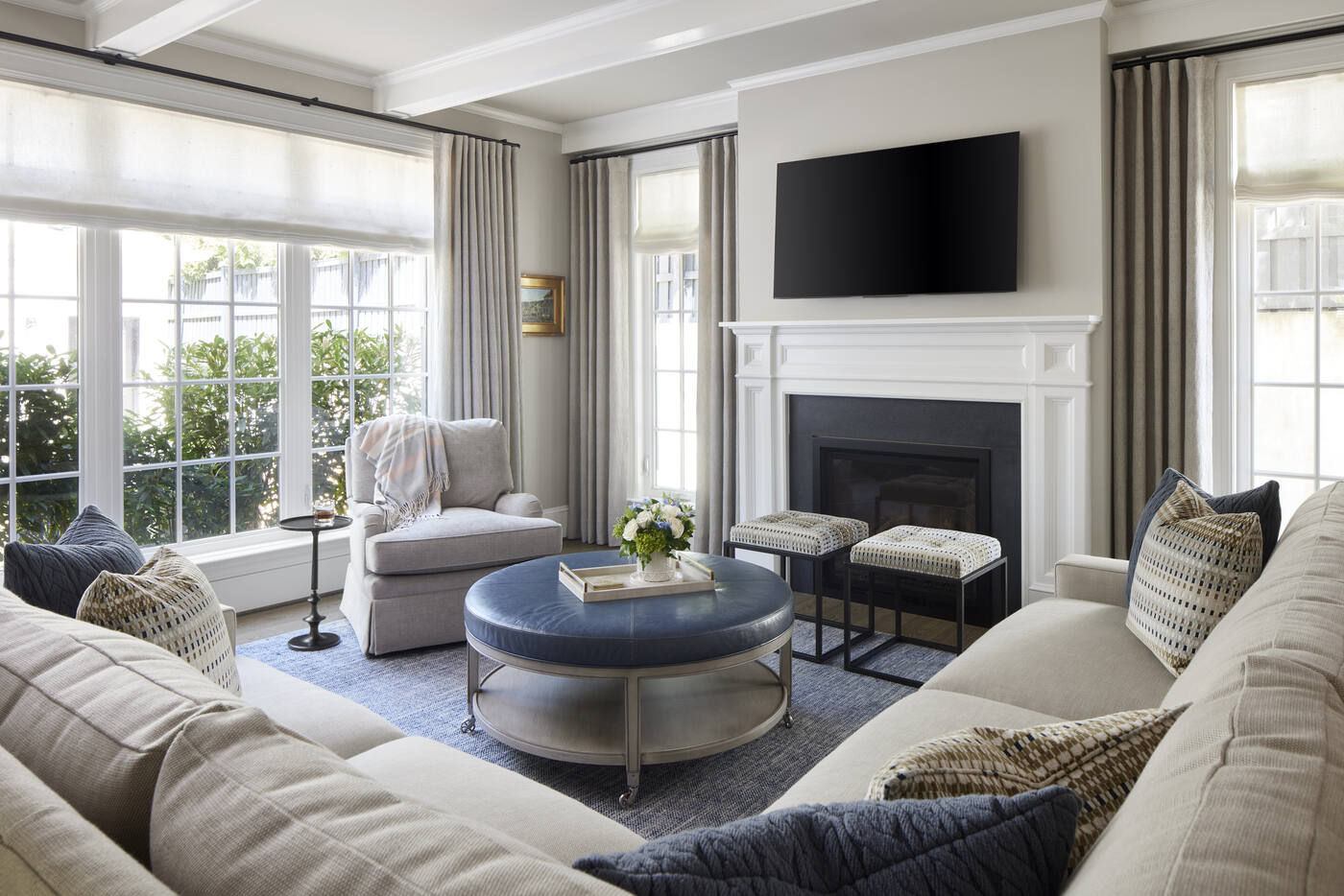 Alexandria interior designer living room design