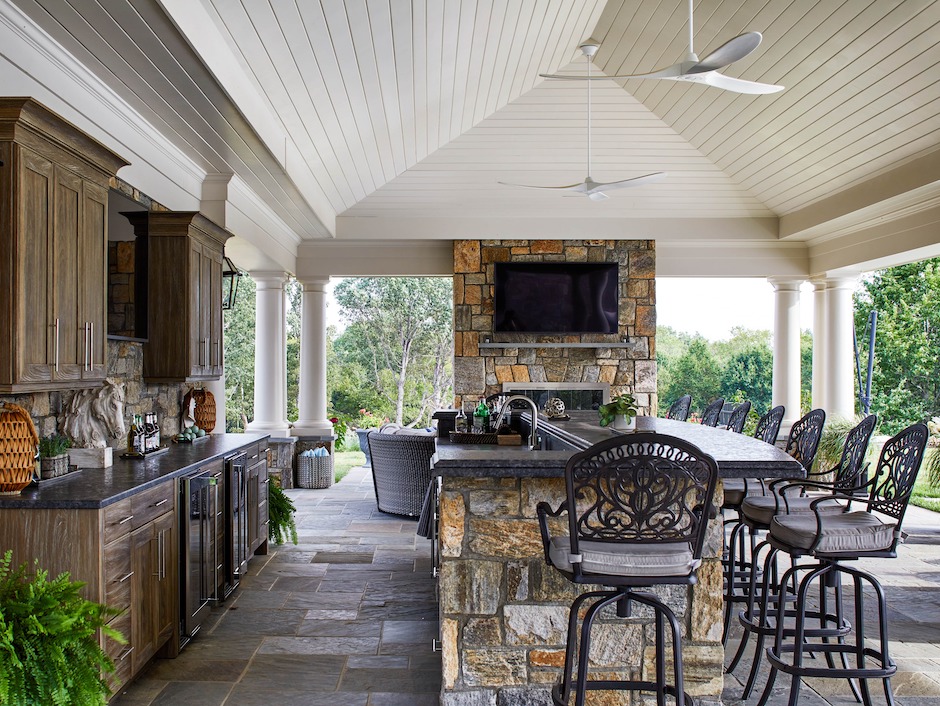 warm-weather hosting in outdoor spaces