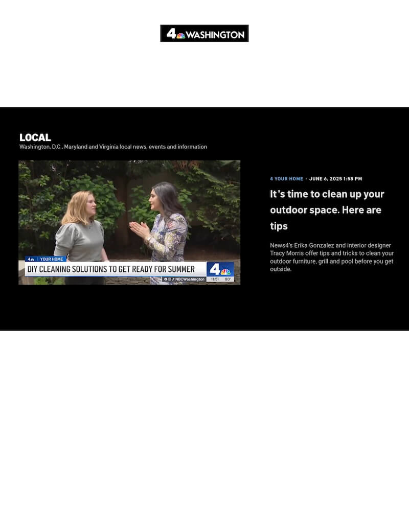 06.06.25 - NBC4 Washington - Tracy Morris Design