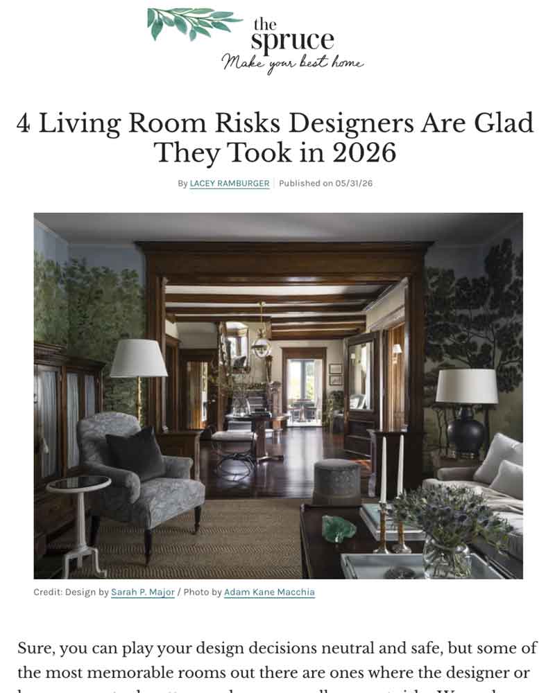 Tracy Morris Design in The Spruce 4 Living Room Risks Designers Are Glad They Took in 2026