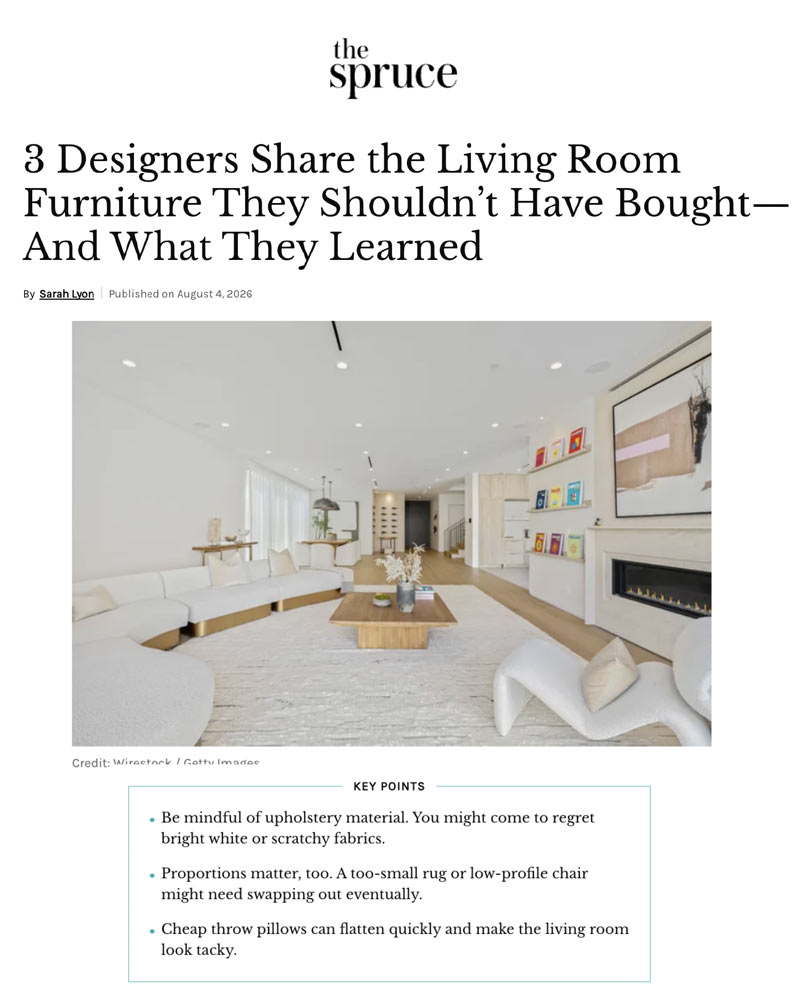 Tracy Morris Design featured in The Spruce online magazine